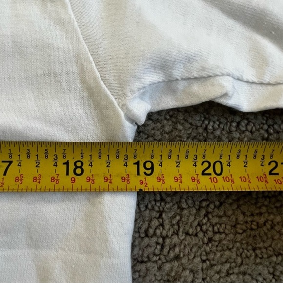 VTG Apple Macintosh IIGS College L/S T Shirt Sz M White Rainbow Treble Clef NWOT - Picture 6 of 9